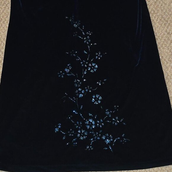 Studio Ease Black Velvet Dress - Picture 2 of 5